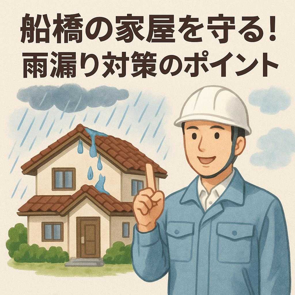 船橋の家屋を守る!雨漏り対策のポイント