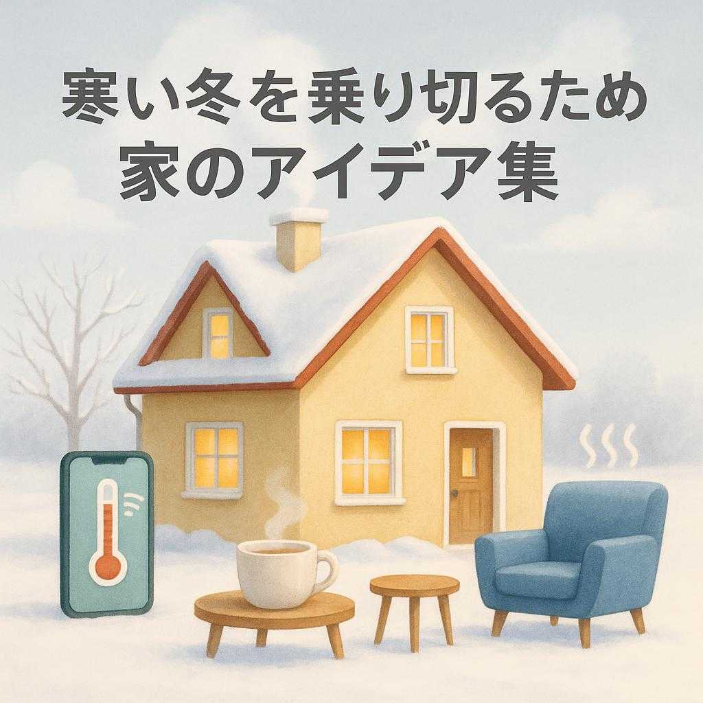 寒い冬を乗り切るための家のアイデア集