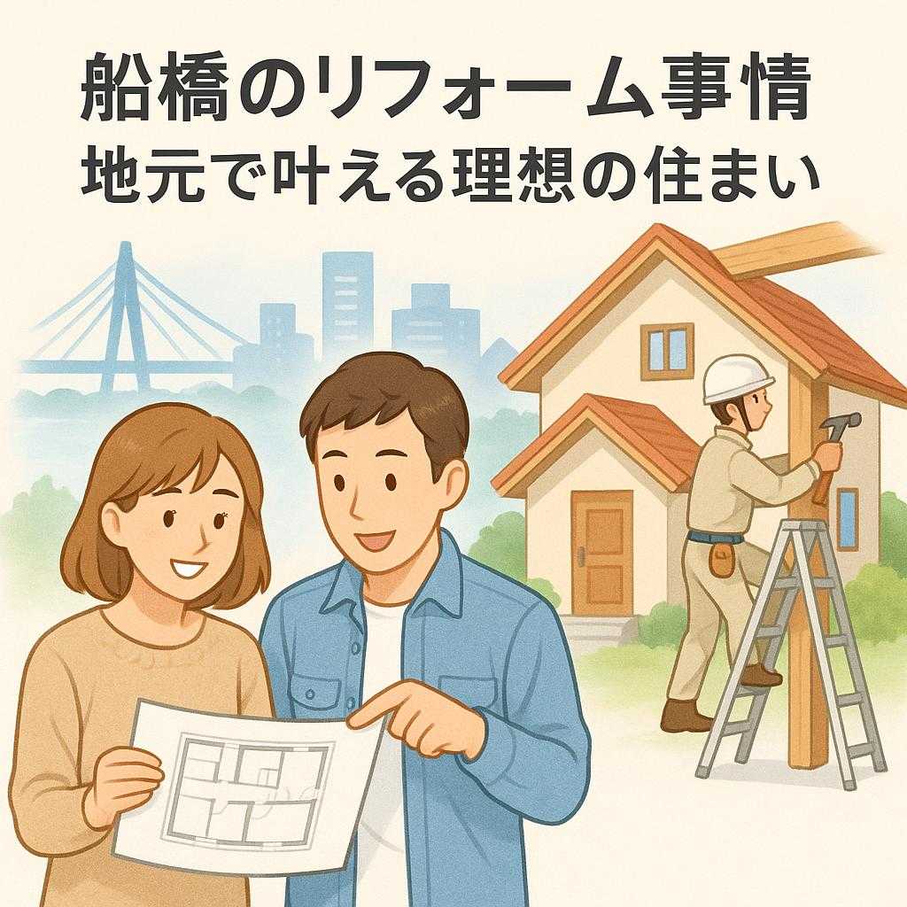 船橋のリフォーム事情 地元で叶える理想の住まい