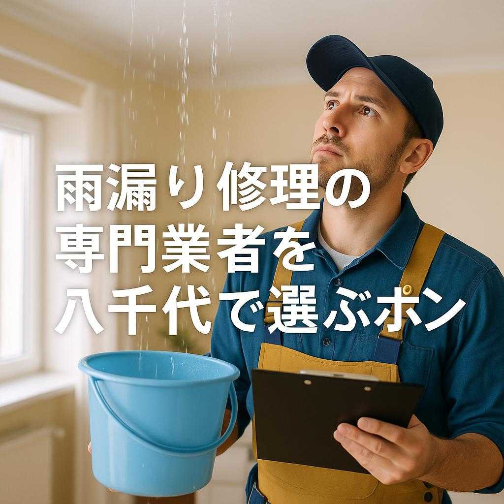 雨漏り修理の専門業者を八千代で選ぶポイント