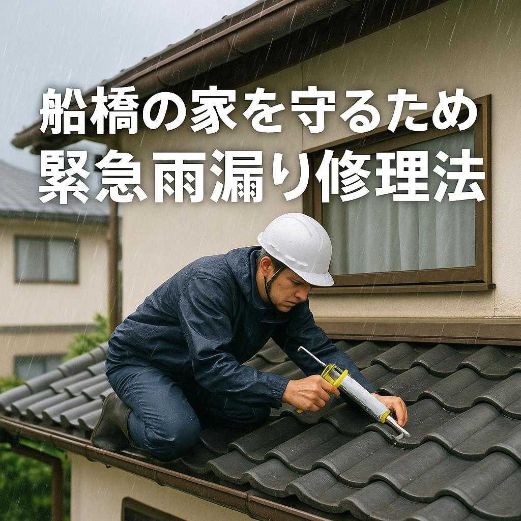 船橋の家を守るための緊急雨漏り修理法
