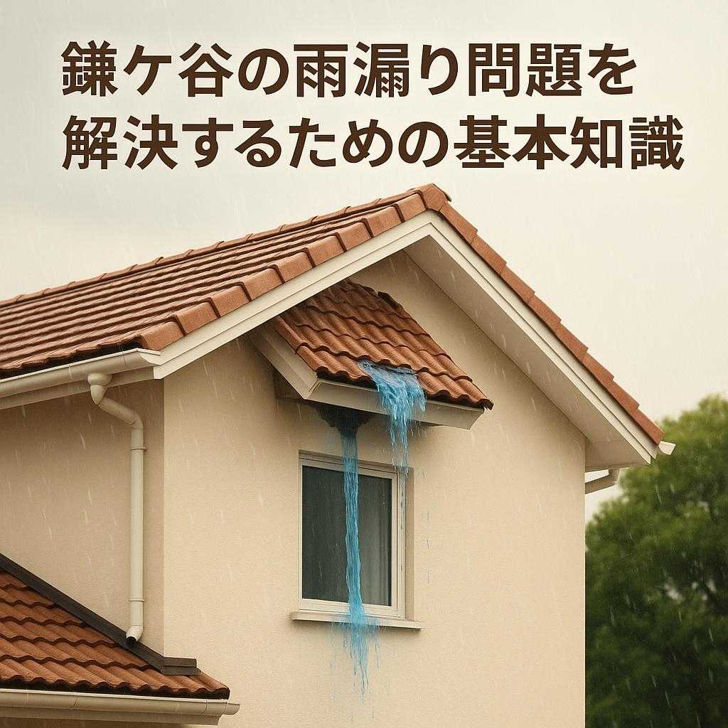 鎌ヶ谷の雨漏り問題を解決するための基本知識