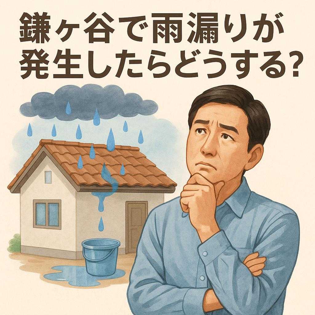 鎌ヶ谷で雨漏りが発生したらどうする？