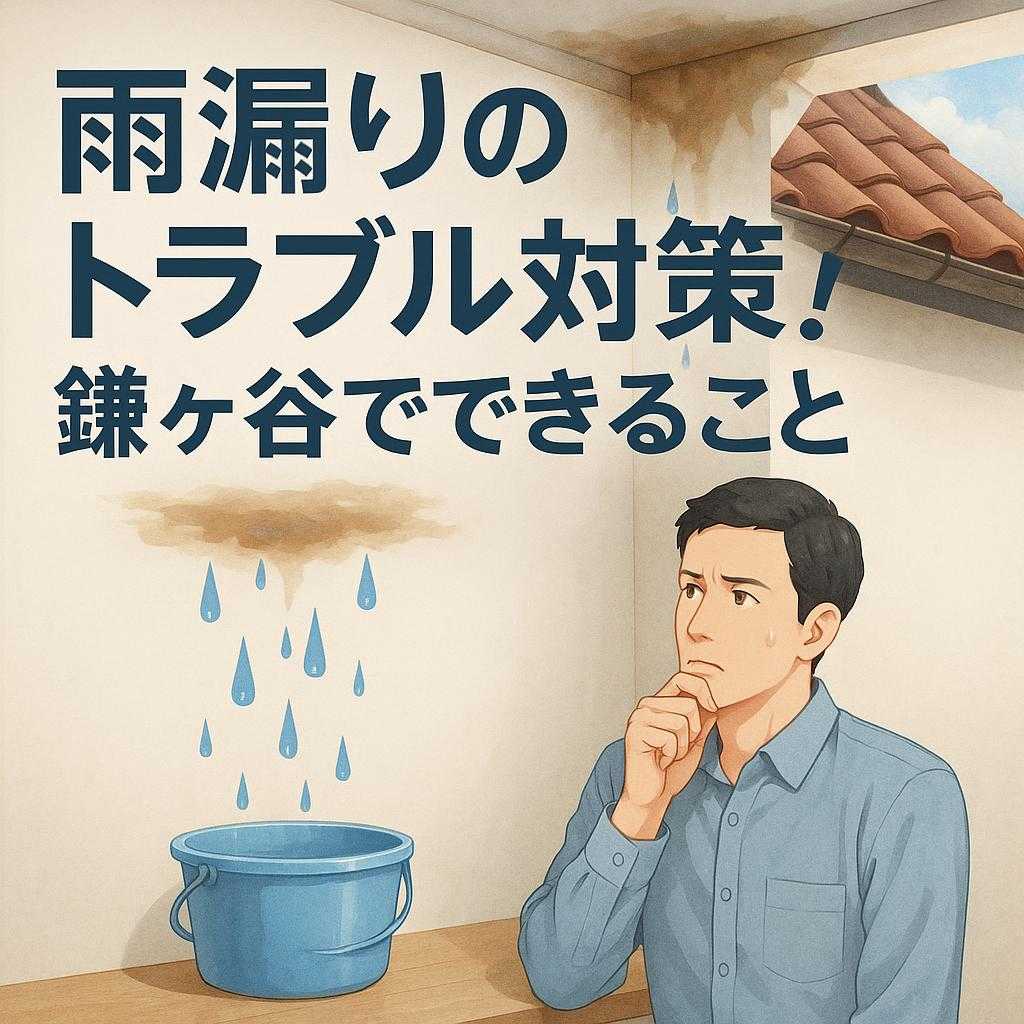 雨漏りのトラブル対策！鎌ヶ谷でできること
