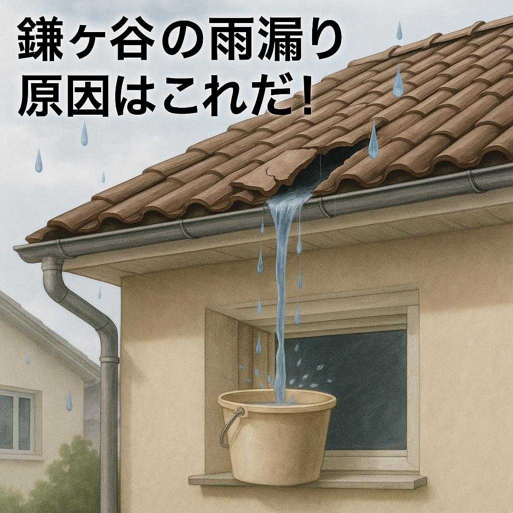 鎌ヶ谷の雨漏り原因はこれだ！