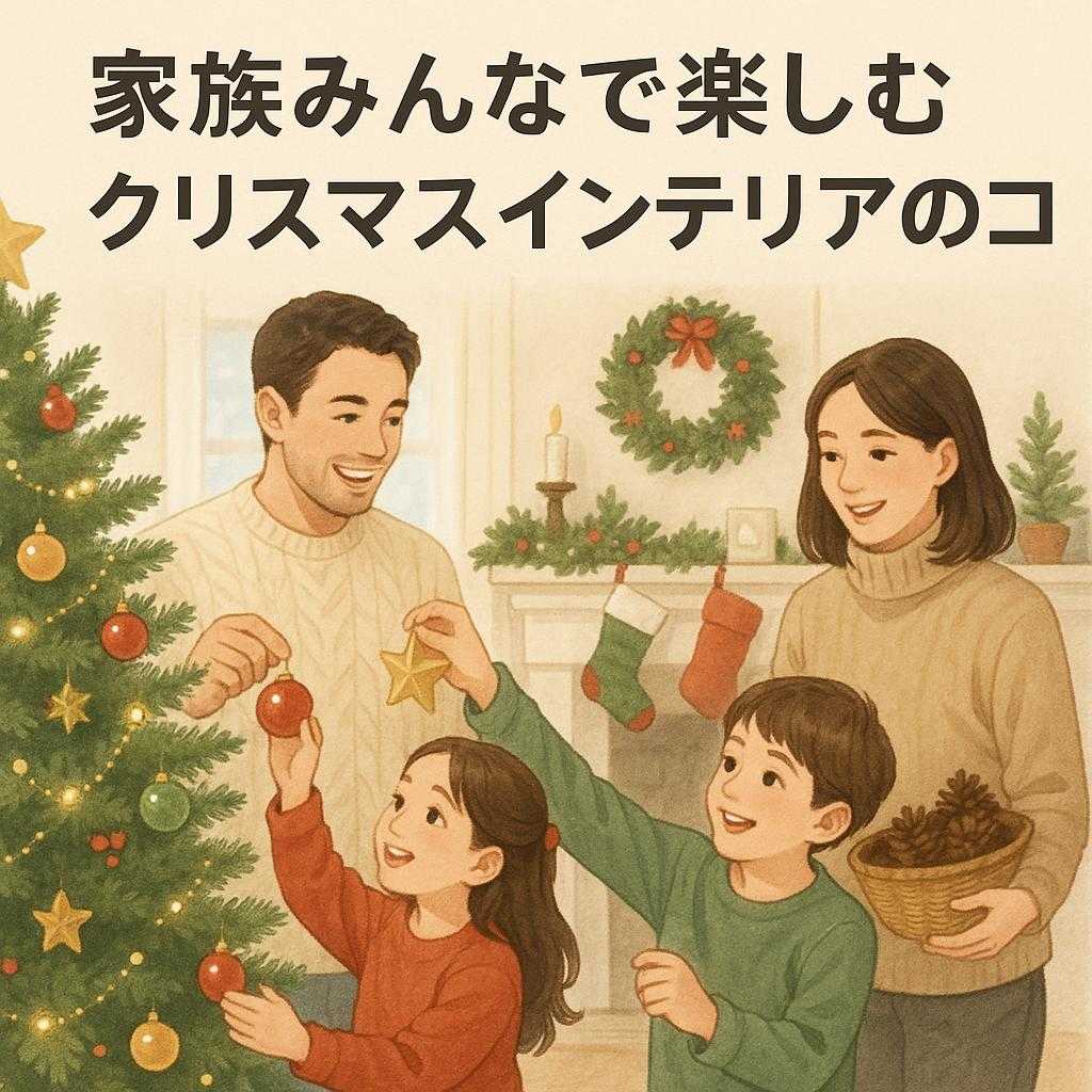 家族みんなで楽しむクリスマスインテリアのコツ