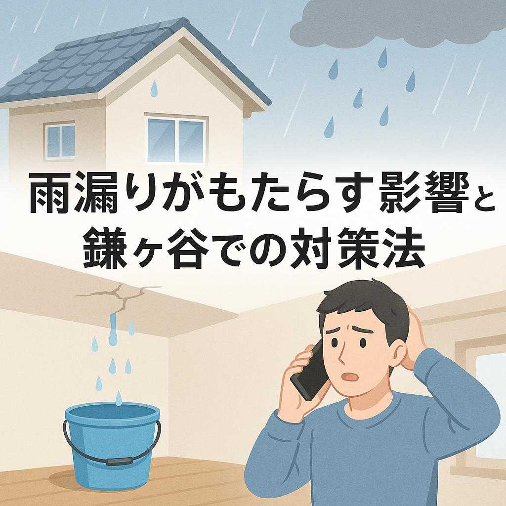 雨漏りがもたらす影響と鎌ヶ谷での対策法