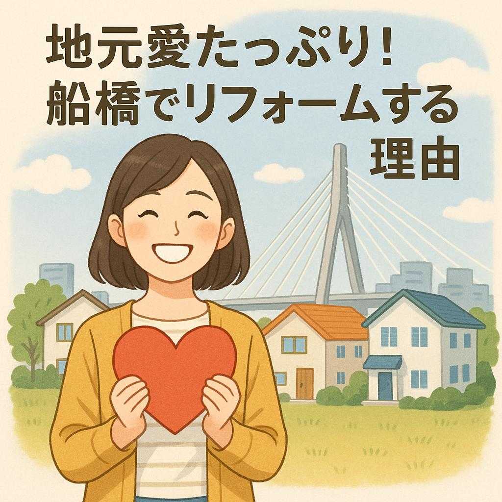 地元愛たっぷり!船橋でリフォームする理由