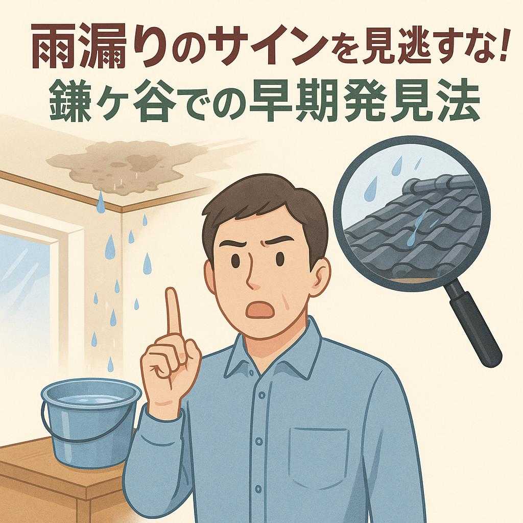 雨漏りのサインを見逃すな！鎌ヶ谷での早期発見法