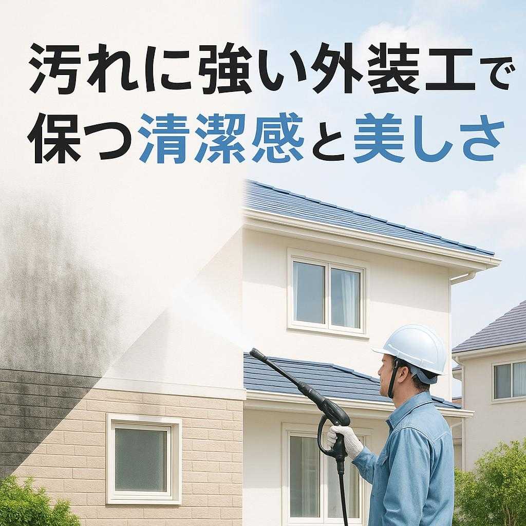 汚れに強い外装工事で保つ清潔感と美しさ