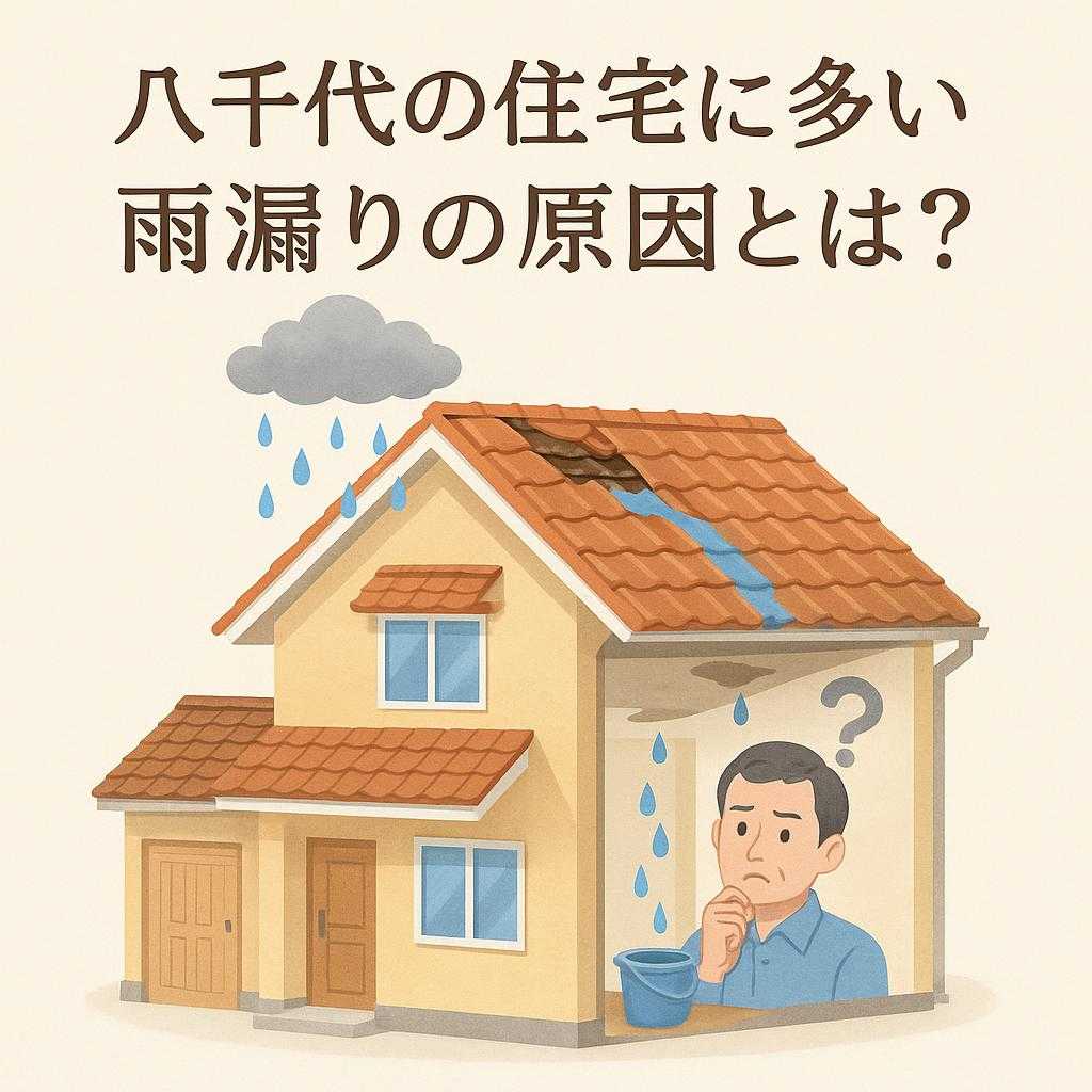八千代の住宅に多い雨漏りの原因とは？