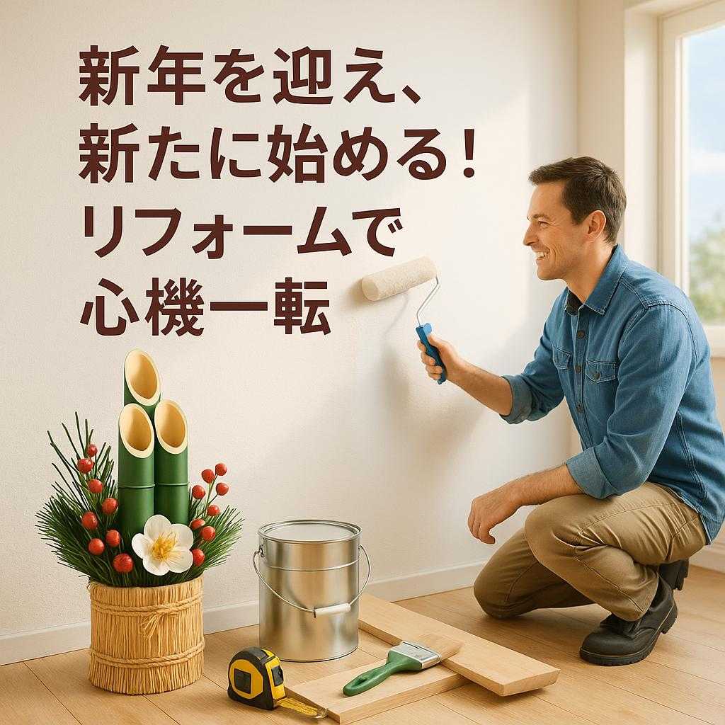 新年を迎え、新たに始める！リフォームで心機一転