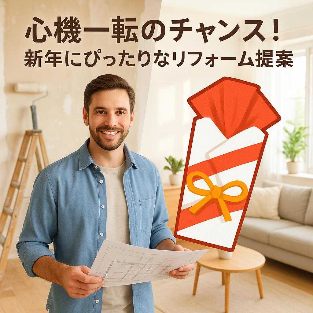 心機一転のチャンス！新年にぴったりなリフォーム提案