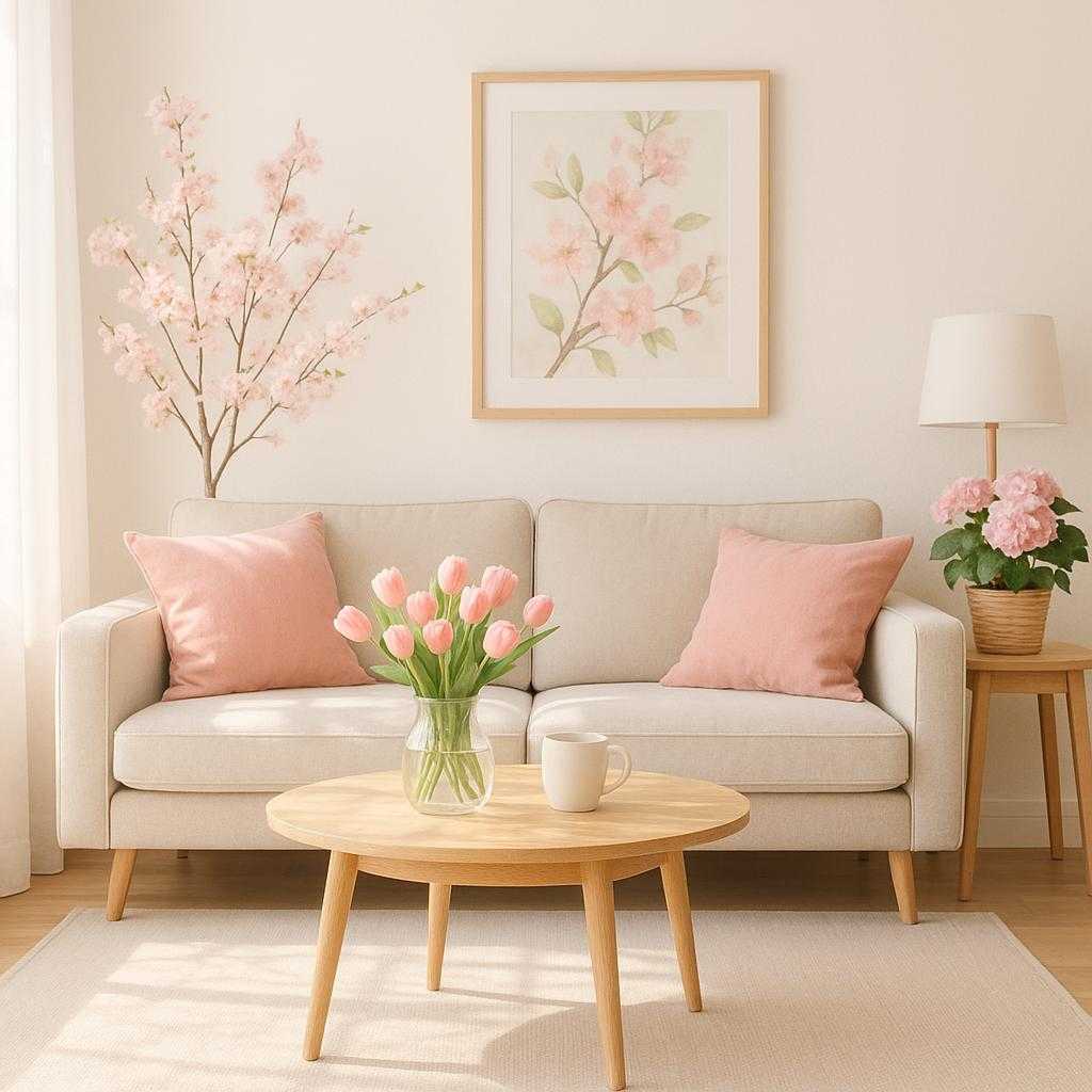 お家で感じる春！室内インテリアの取り入れ方