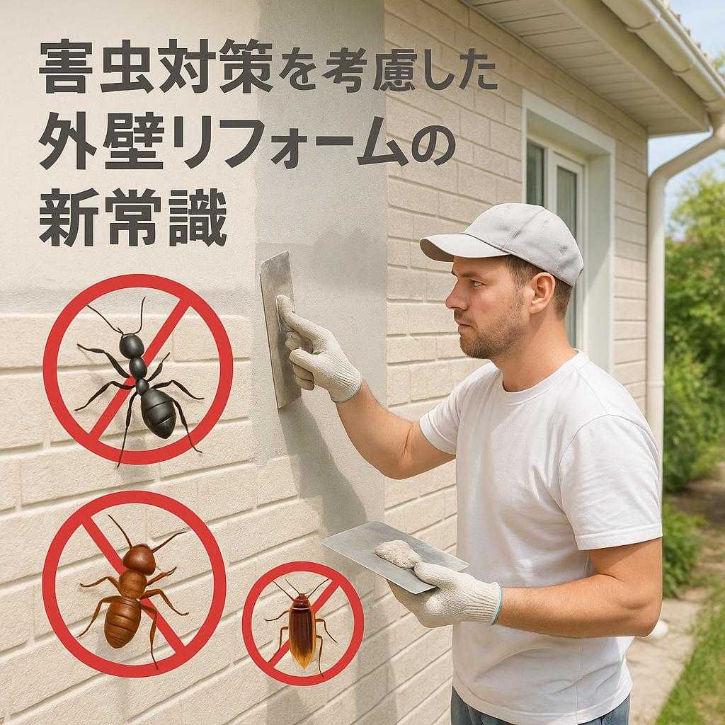 害虫対策を考慮した外壁リフォームの新常識