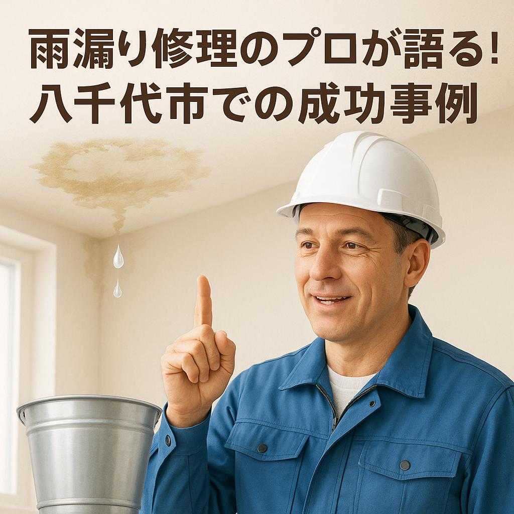 雨漏り修理のプロが語る！八千代市での成功事例
