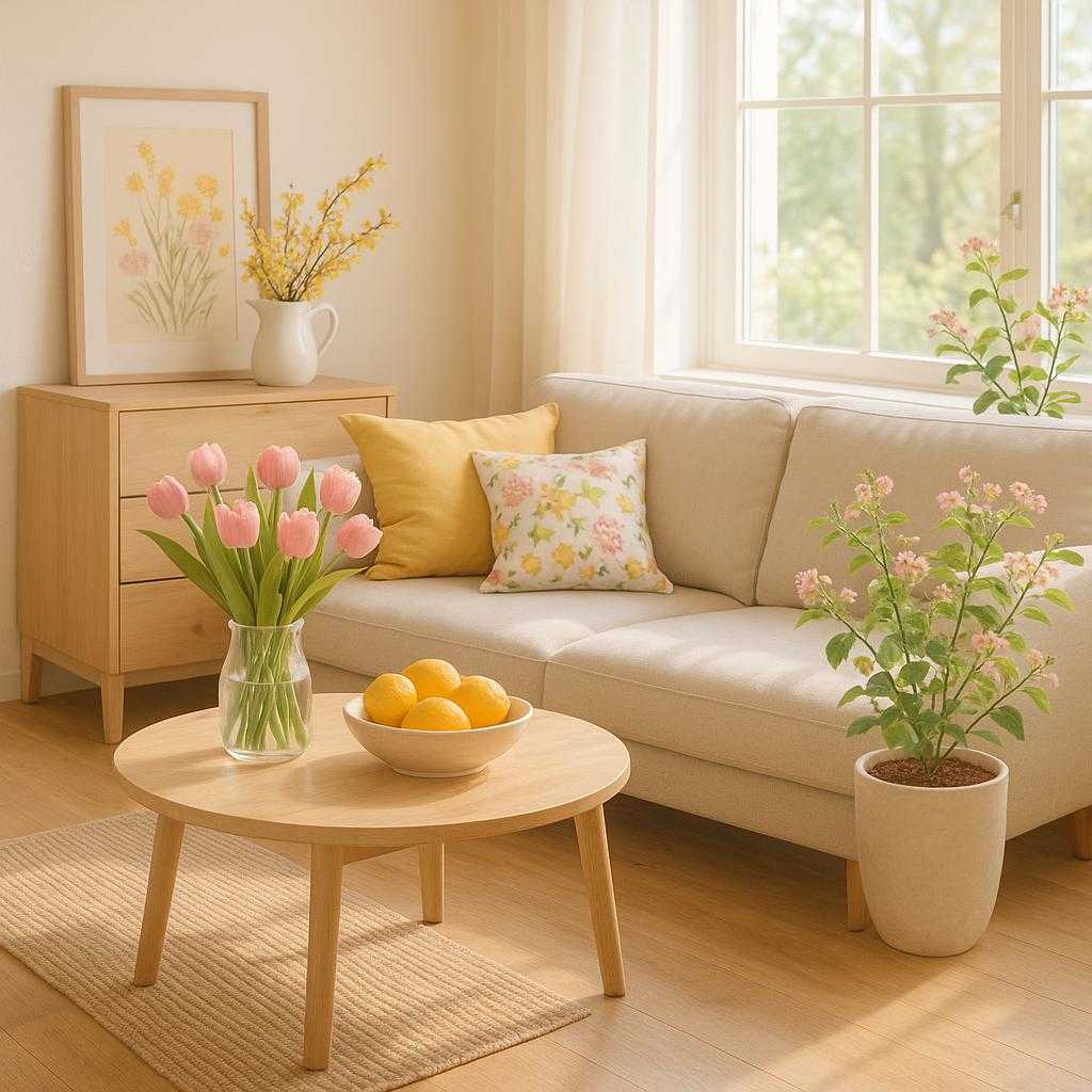 春の訪れを感じるインテリアアイディア