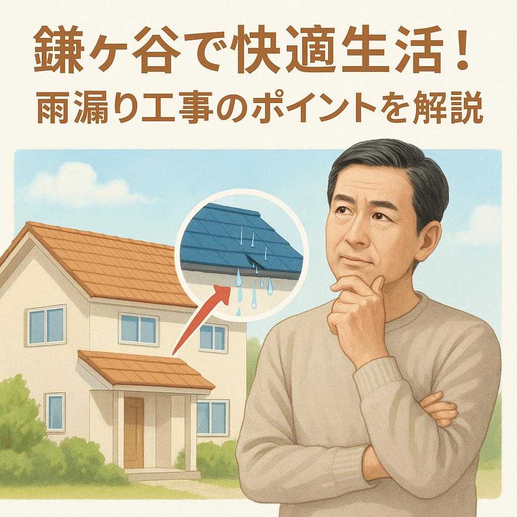 鎌ヶ谷で快適生活!雨漏り工事のポイントを解説