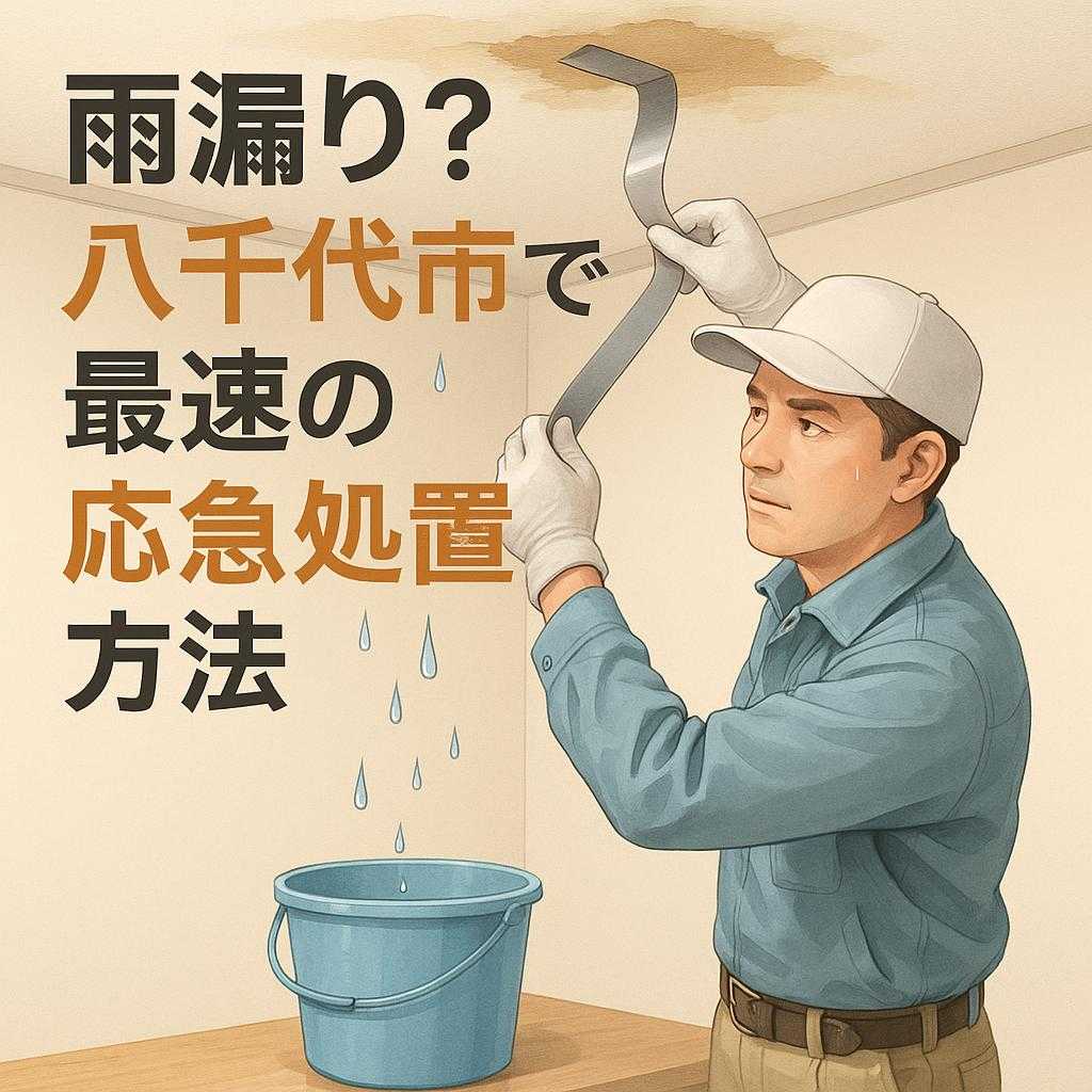 雨漏り？八千代市で最速の応急処置方法