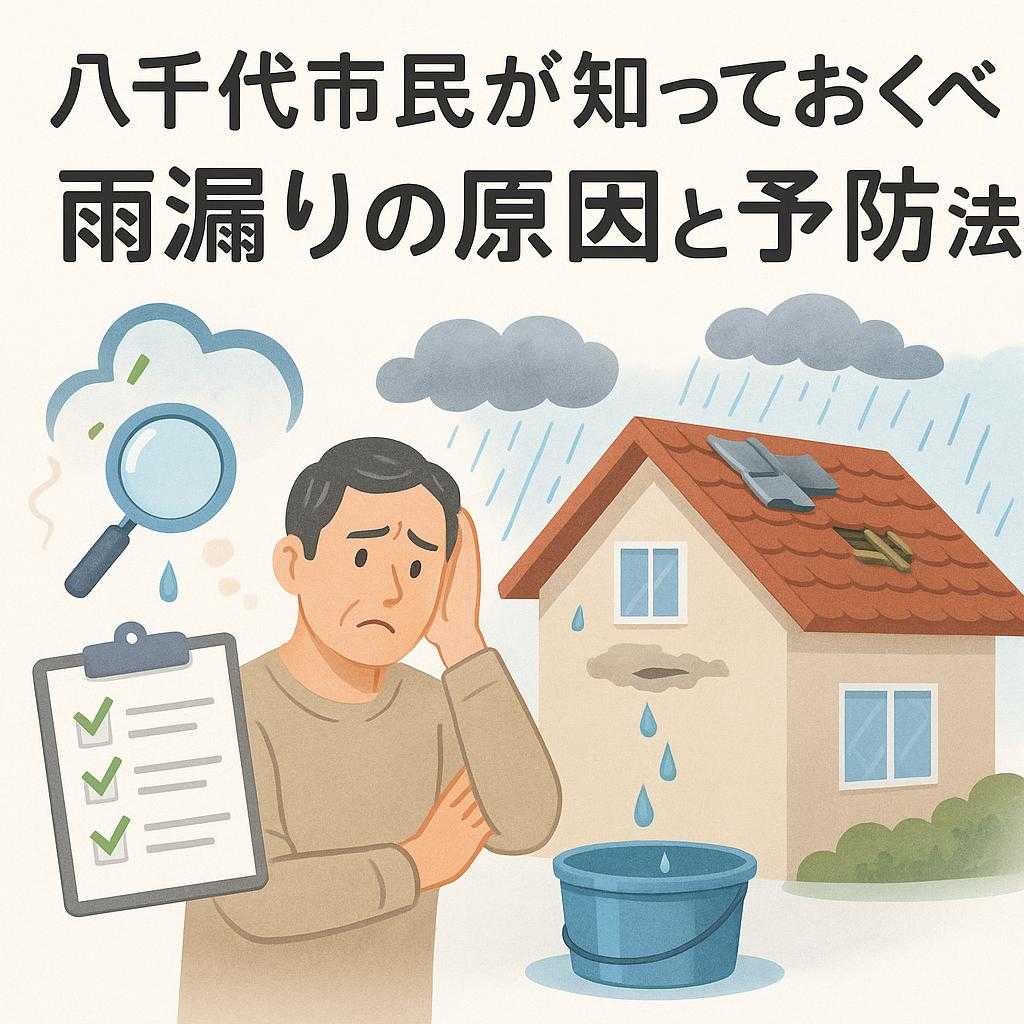 八千代市民が知っておくべき雨漏りの原因と予防法
