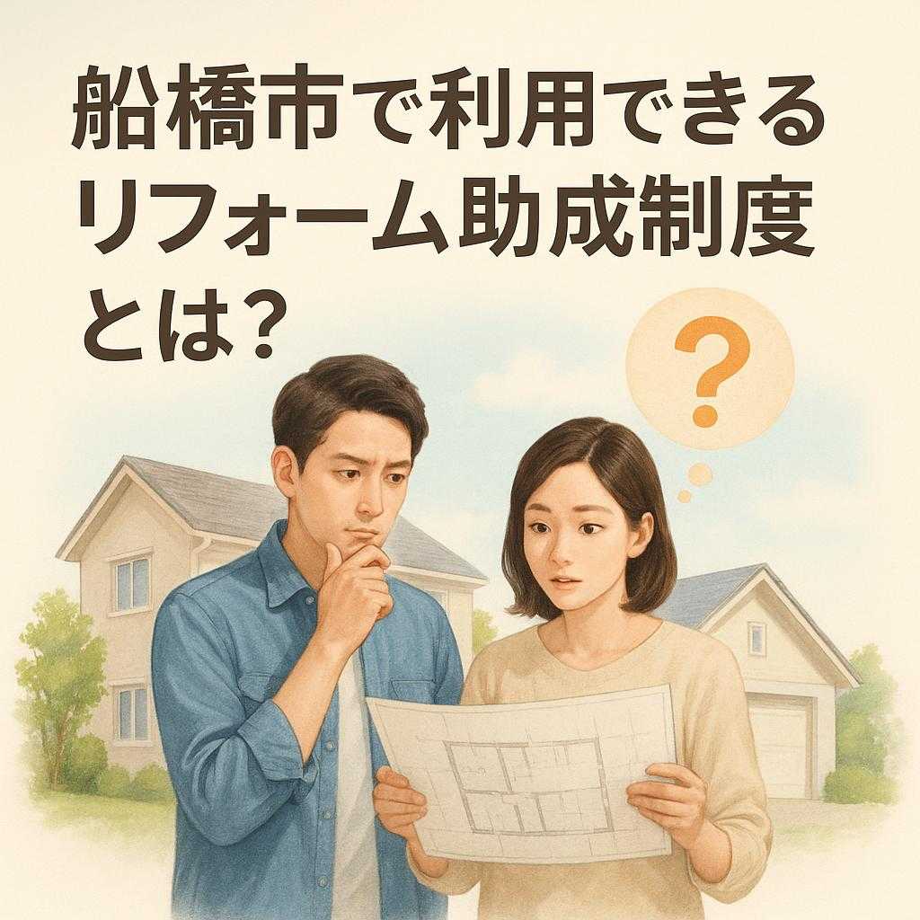 船橋市で利用できるリフォーム助成制度とは？