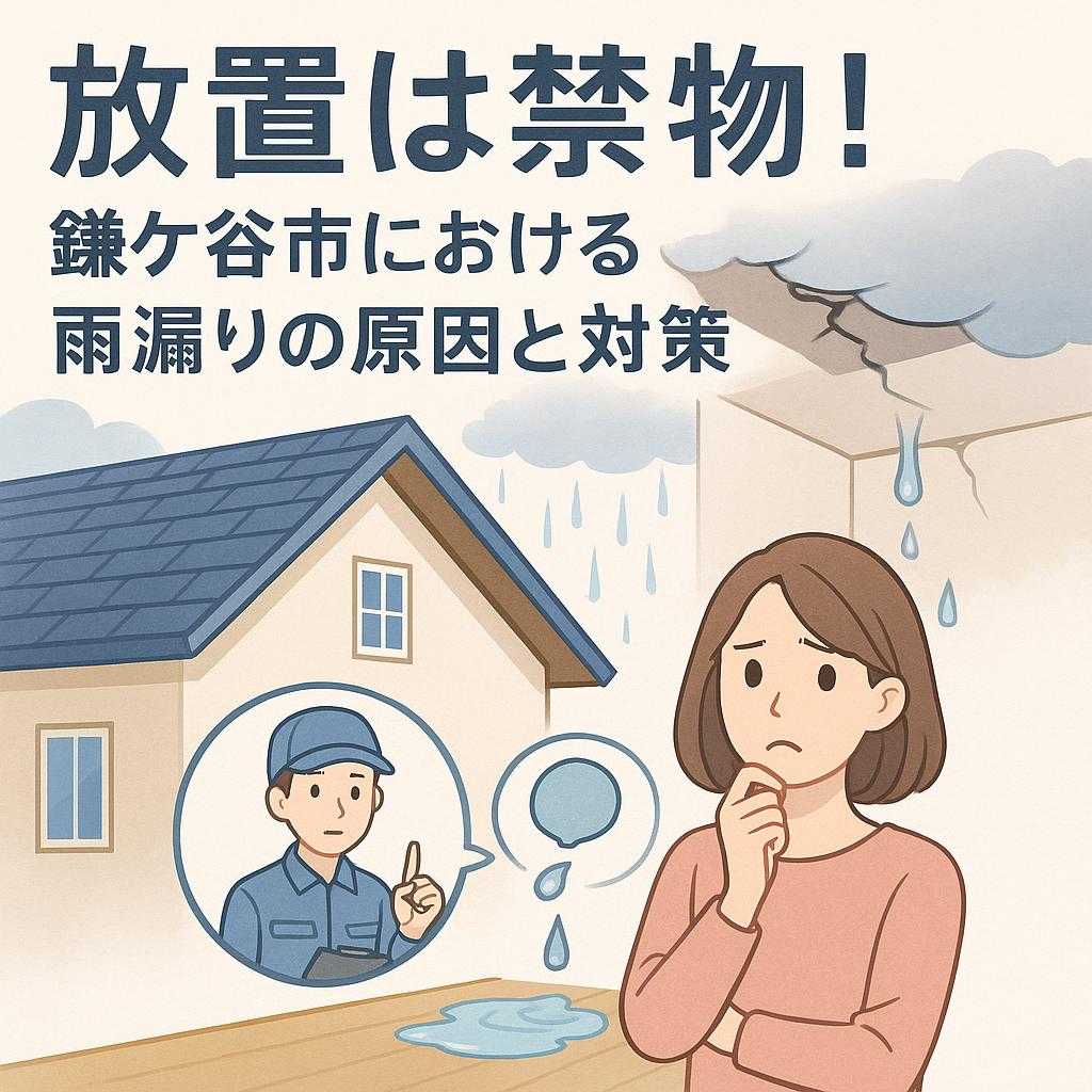 放置は禁物! 鎌ヶ谷市における雨漏りの原因と対策