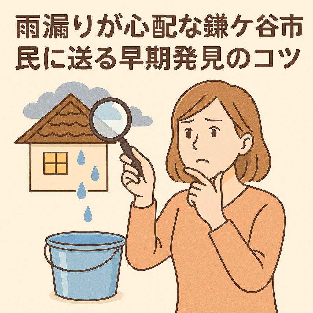 雨漏りが心配な鎌ヶ谷市民に送る早期発見のコツ