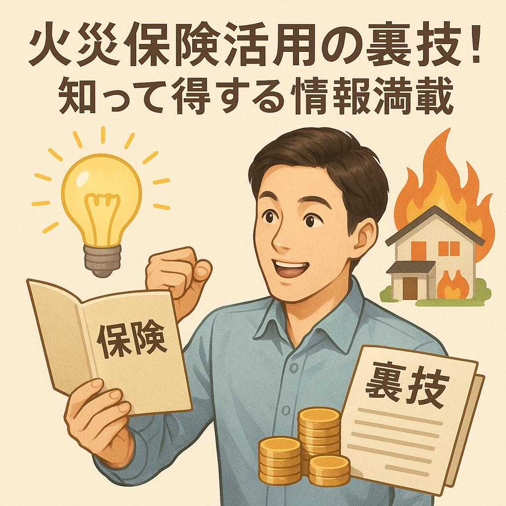 火災保険活用の裏技！知って得する情報満載
