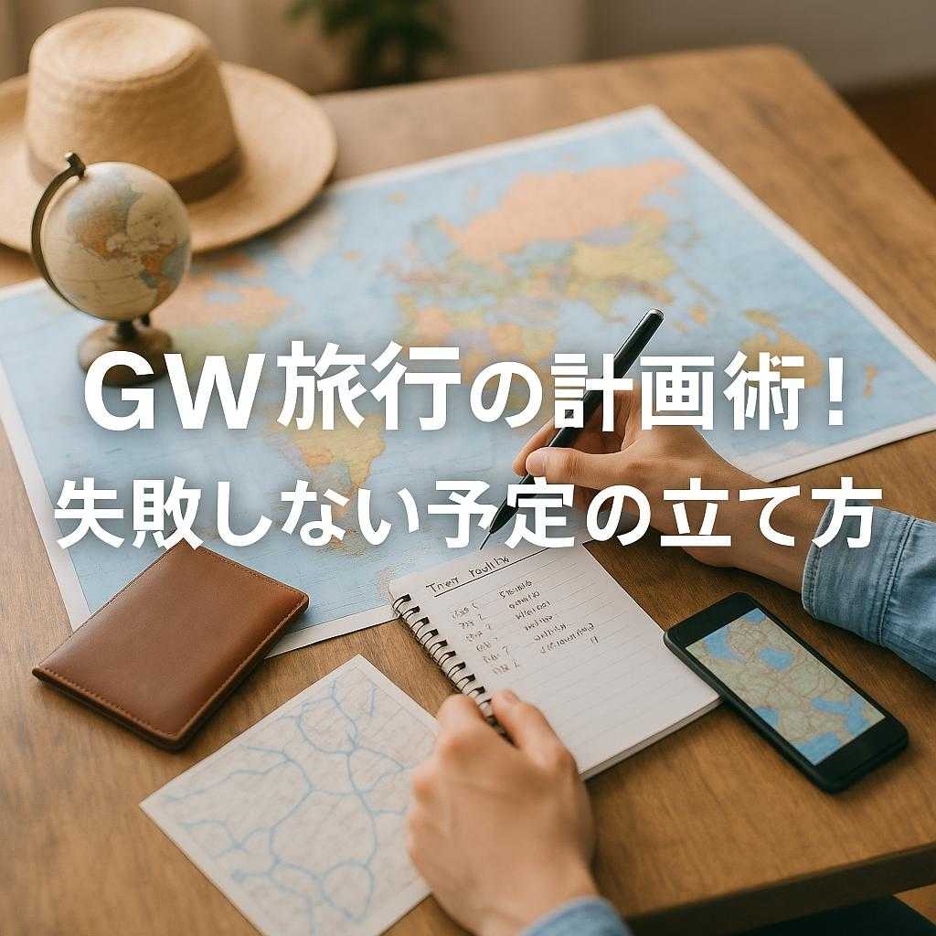 GW旅行の計画術!失敗しない予定の立て方