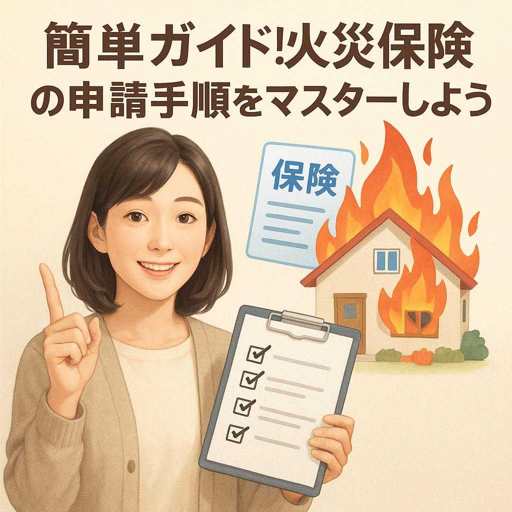 簡単ガイド！火災保険の申請手順をマスターしよう