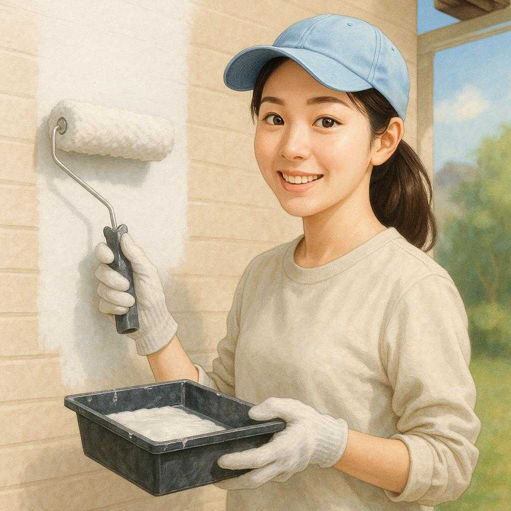 初めての外壁塗装DIY！簡単にやってみる方法
