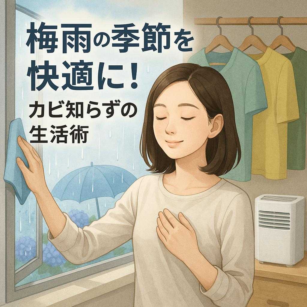 梅雨の季節を快適に!カビ知らずの生活術
