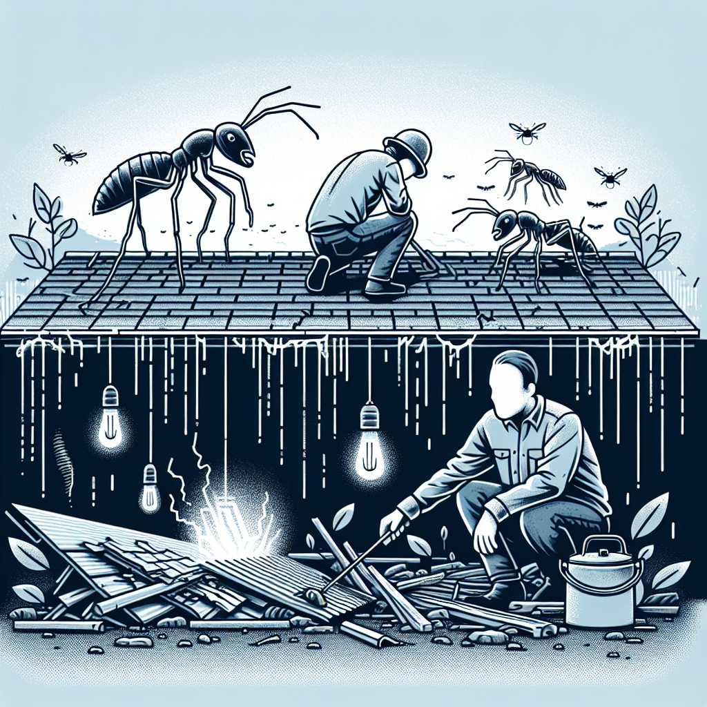 雨漏りの放置は危険!しろあり被害の因果関係を考える