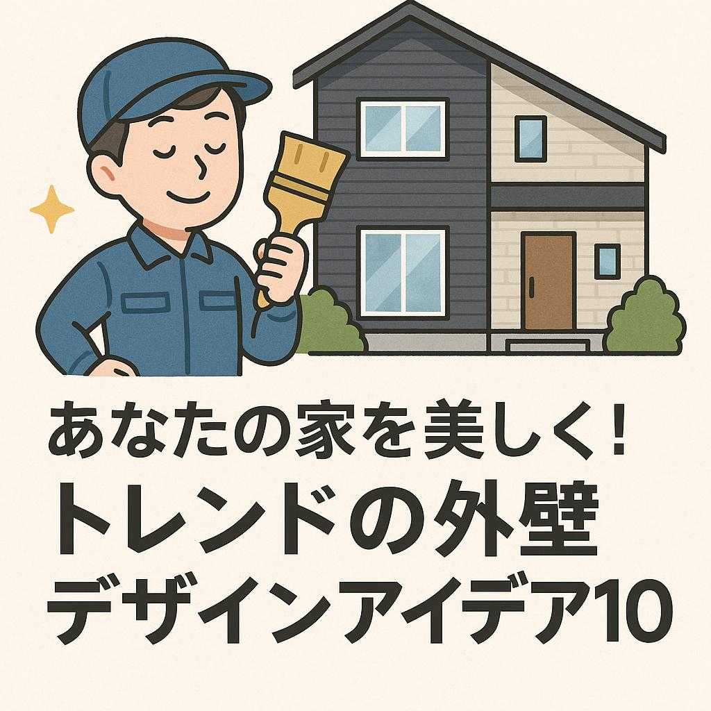 あなたの家を美しく!トレンドの外壁デザインアイデア10選