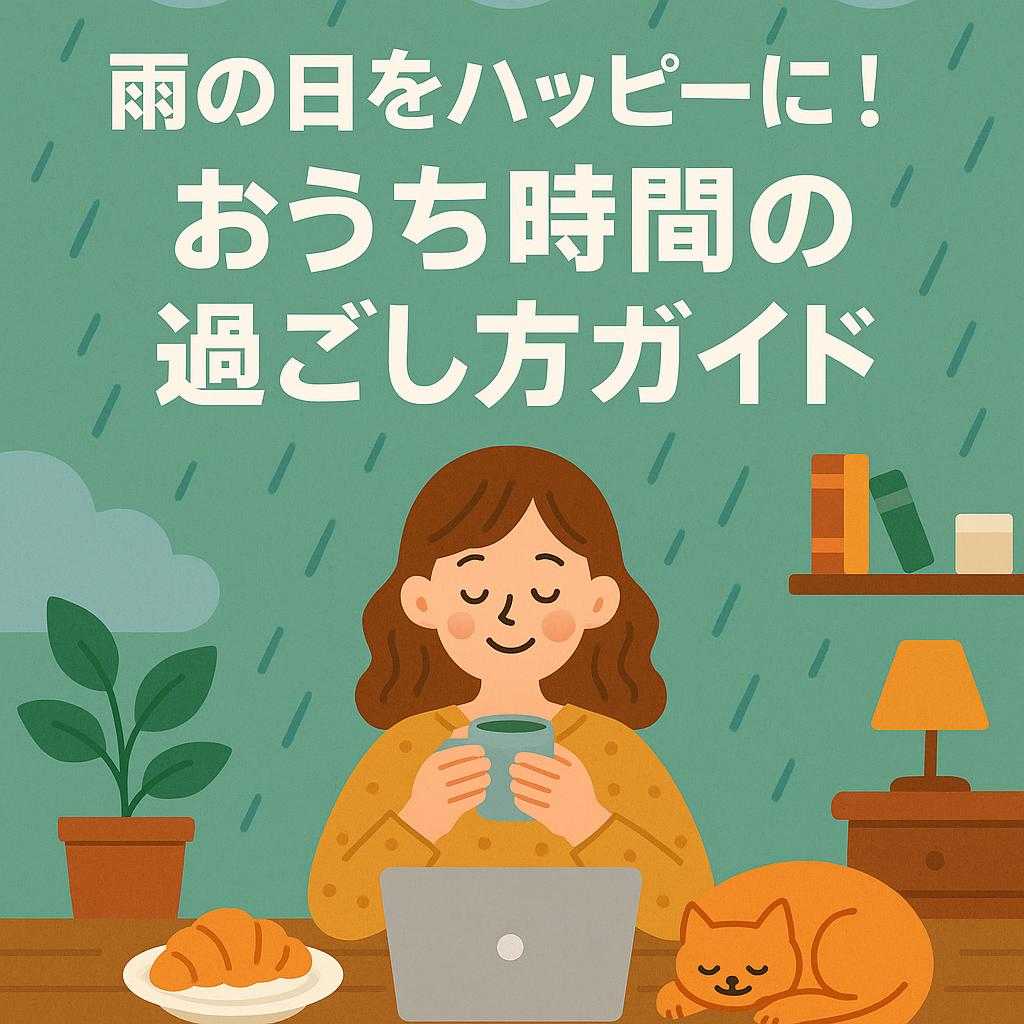 雨の日をハッピーに!おうち時間の過ごし方ガイド