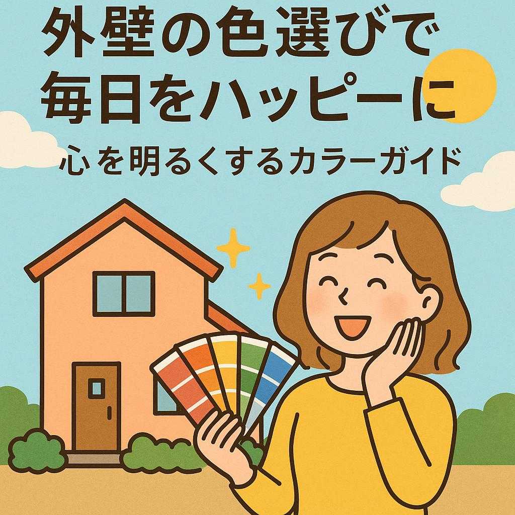 外壁の色選びで毎日をハッピーに: 心を明るくするカラーガイド