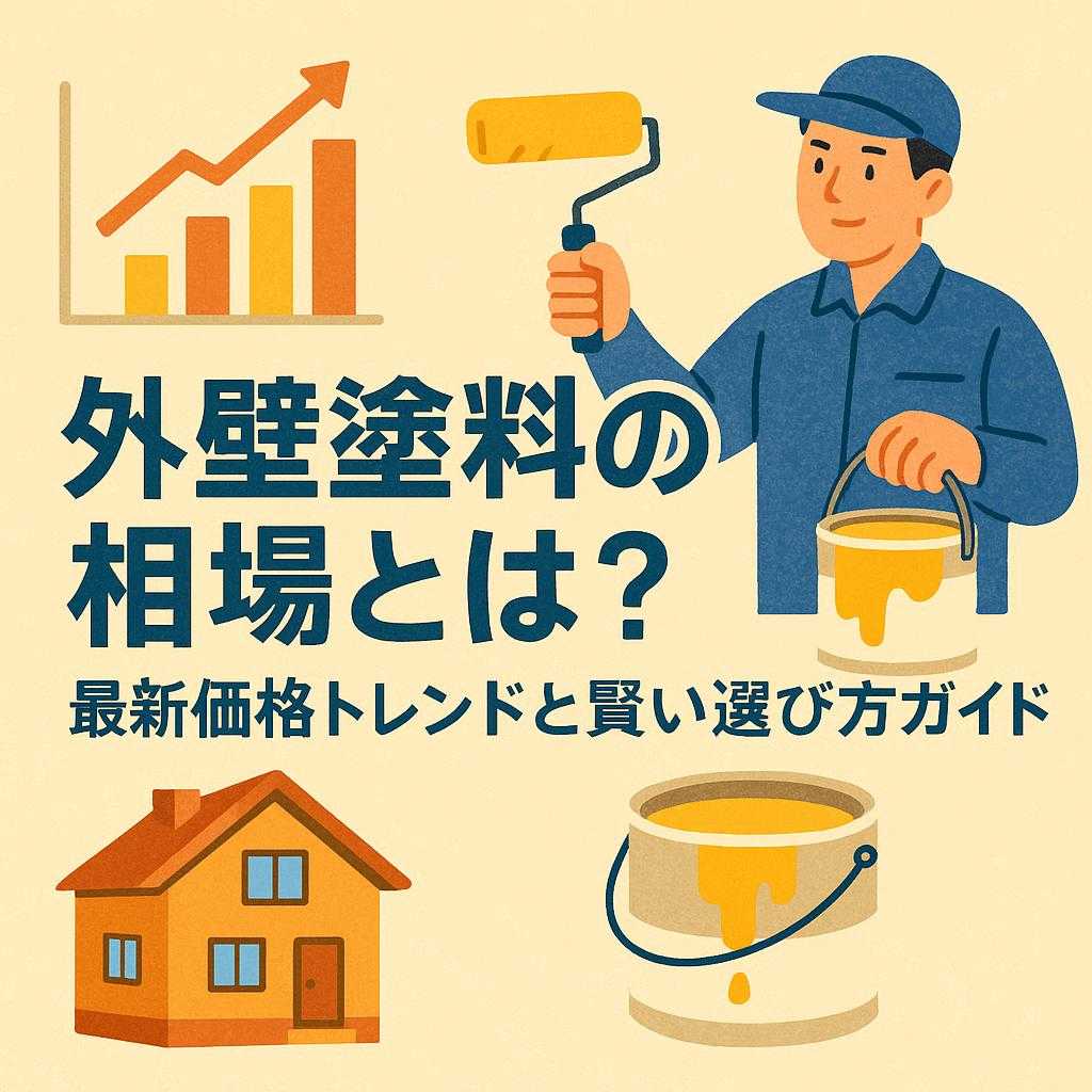 外壁塗料の相場とは?最新価格トレンドと賢い選び方ガイド