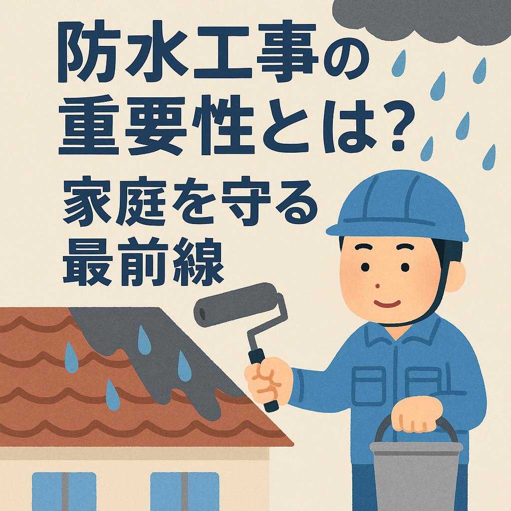 防水工事の重要性とは?家庭を守る最前線