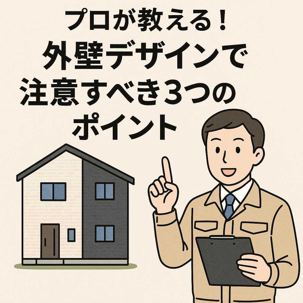 プロが教える!外壁デザインで注意すべき3つのポイント