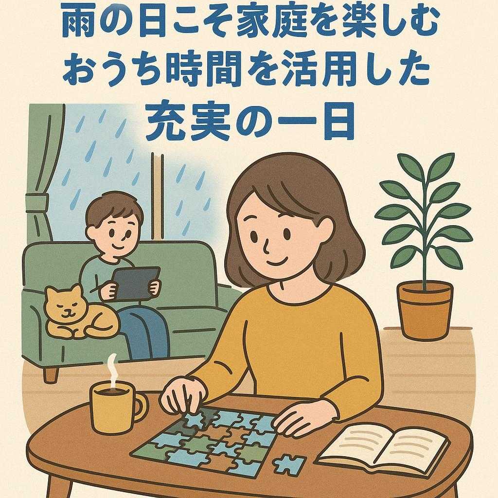 雨の日こそ家庭を楽しむ!おうち時間を活用した充実の一日