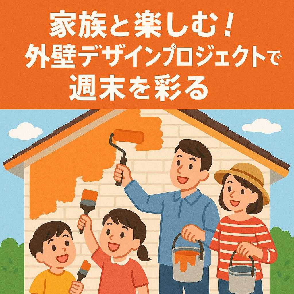 家族と楽しむ!外壁デザインプロジェクトで週末を彩る