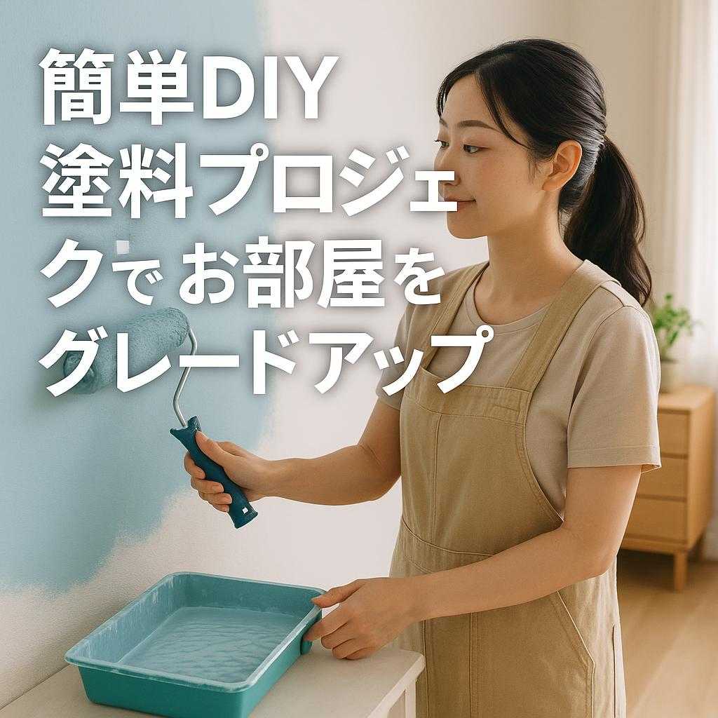 簡単DIY塗料プロジェクトでお部屋をグレードアップ
