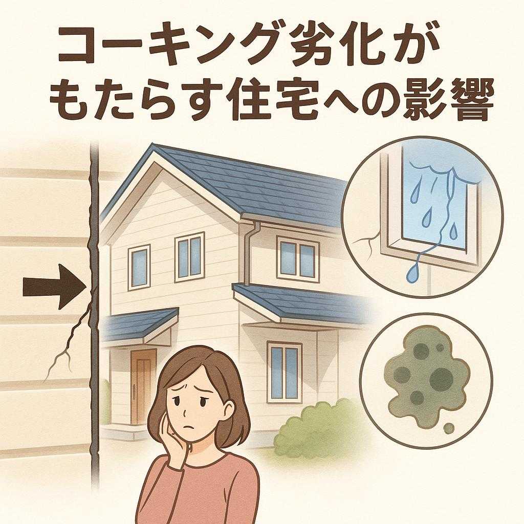コーキング劣化がもたらす住宅への影響