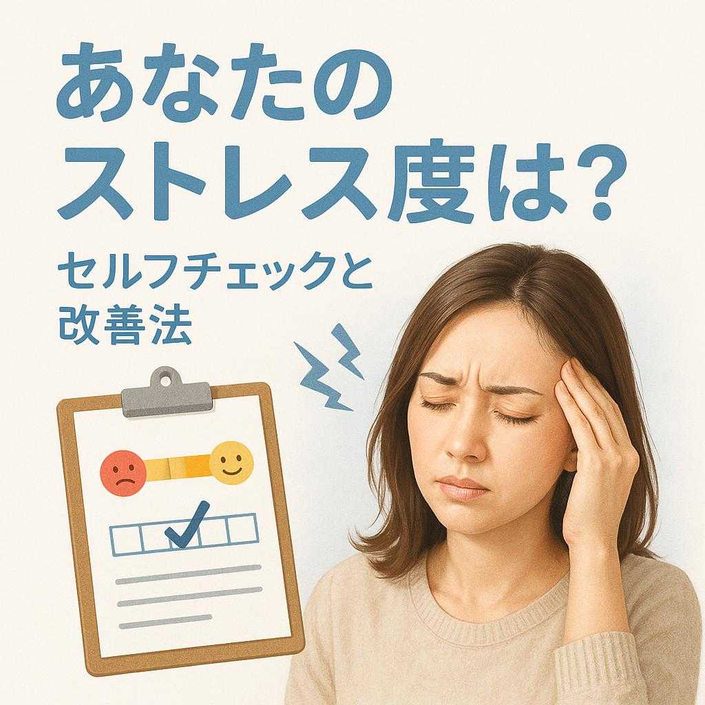 あなたのストレス度は?セルフチェックと改善法