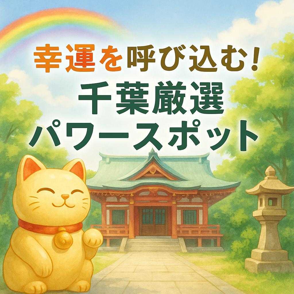 幸運を呼び込む!千葉厳選パワースポット