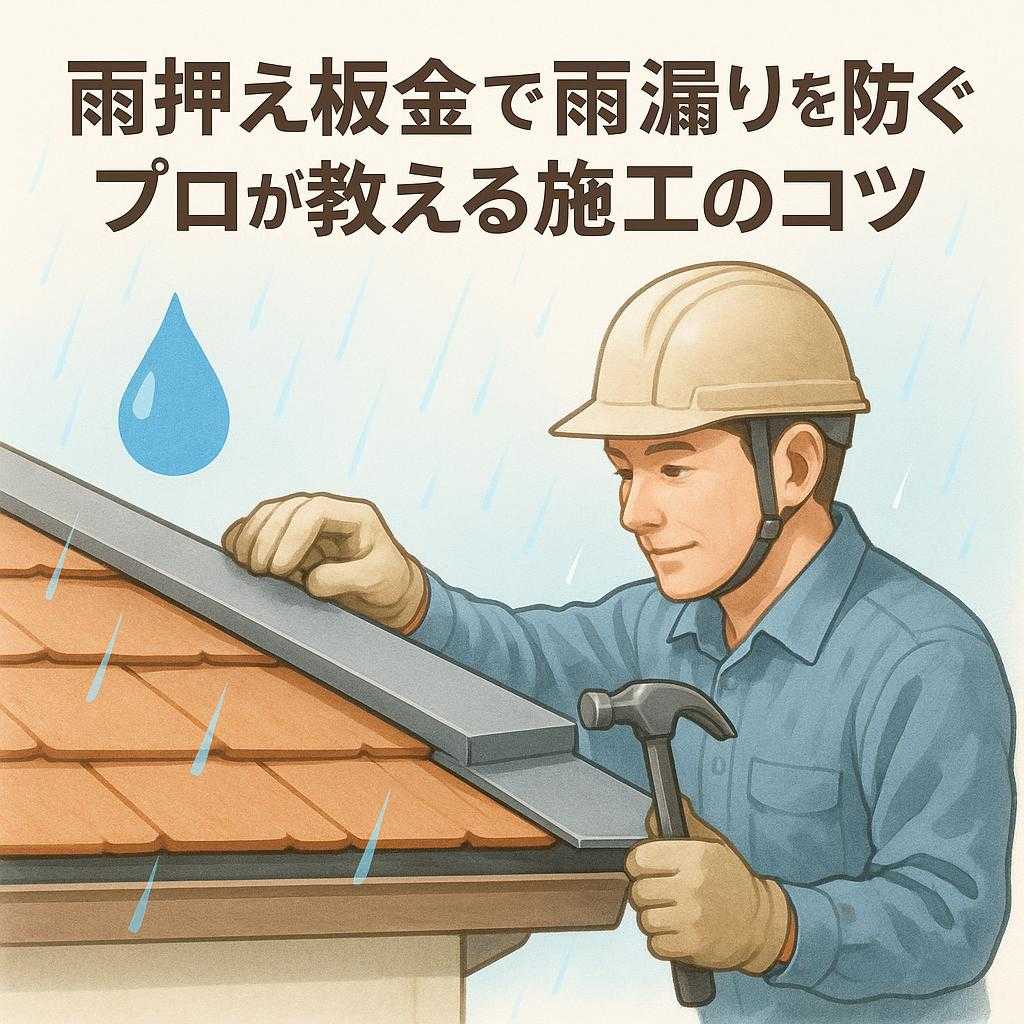 雨押え板金で雨漏りを防ぐ!プロが教える施工のコツ