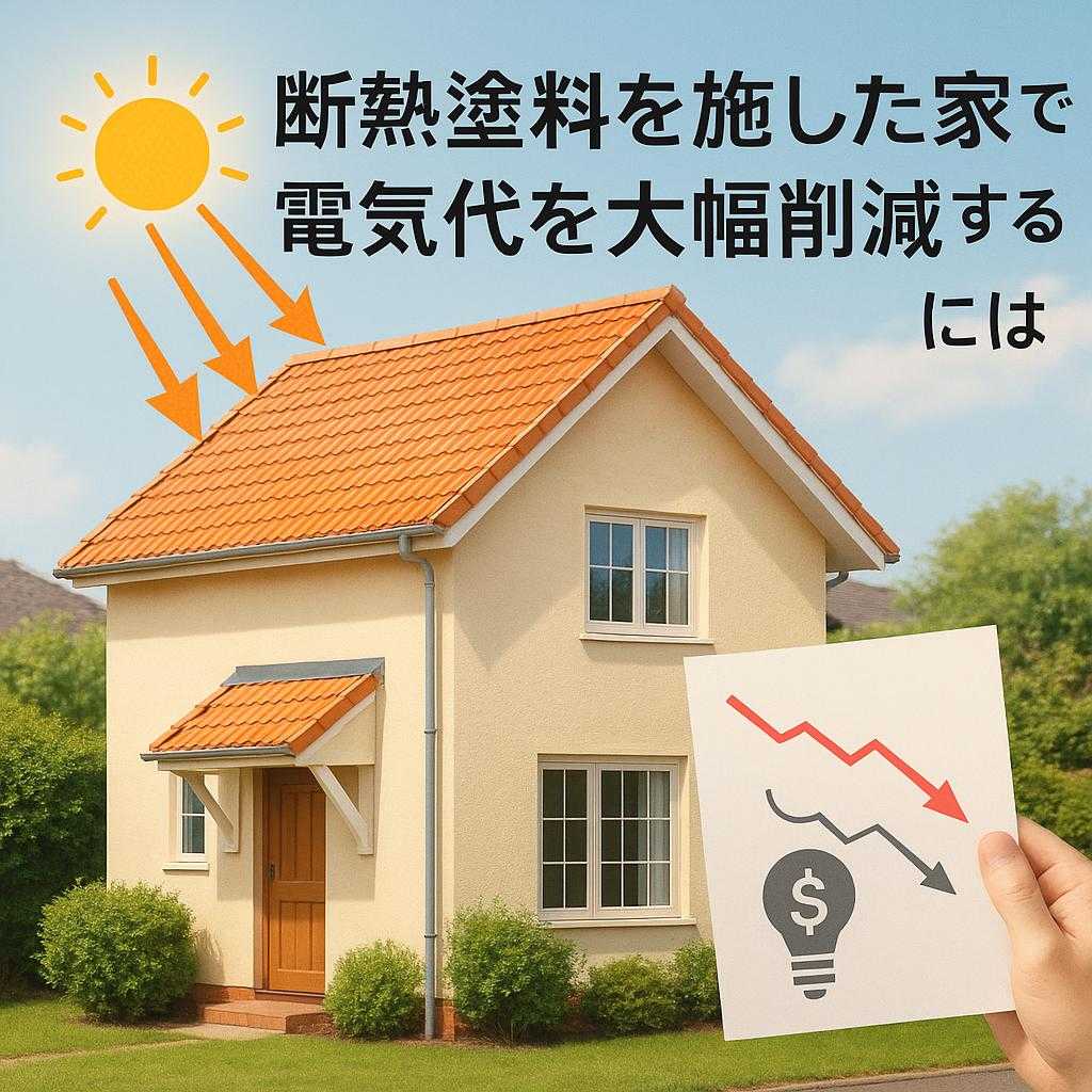 断熱塗料を施した家で電気代を大幅削減するには