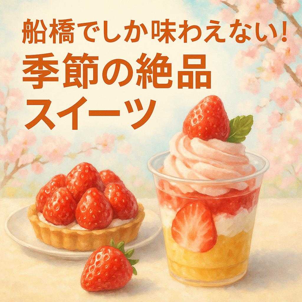 船橋でしか味わえない!季節の絶品スイーツ