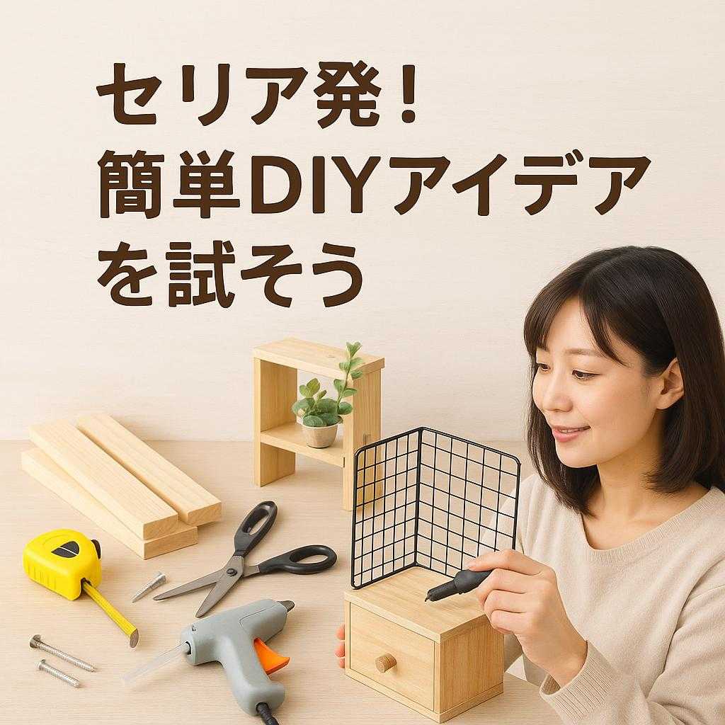 セリア発!簡単DIYアイデアを試そう