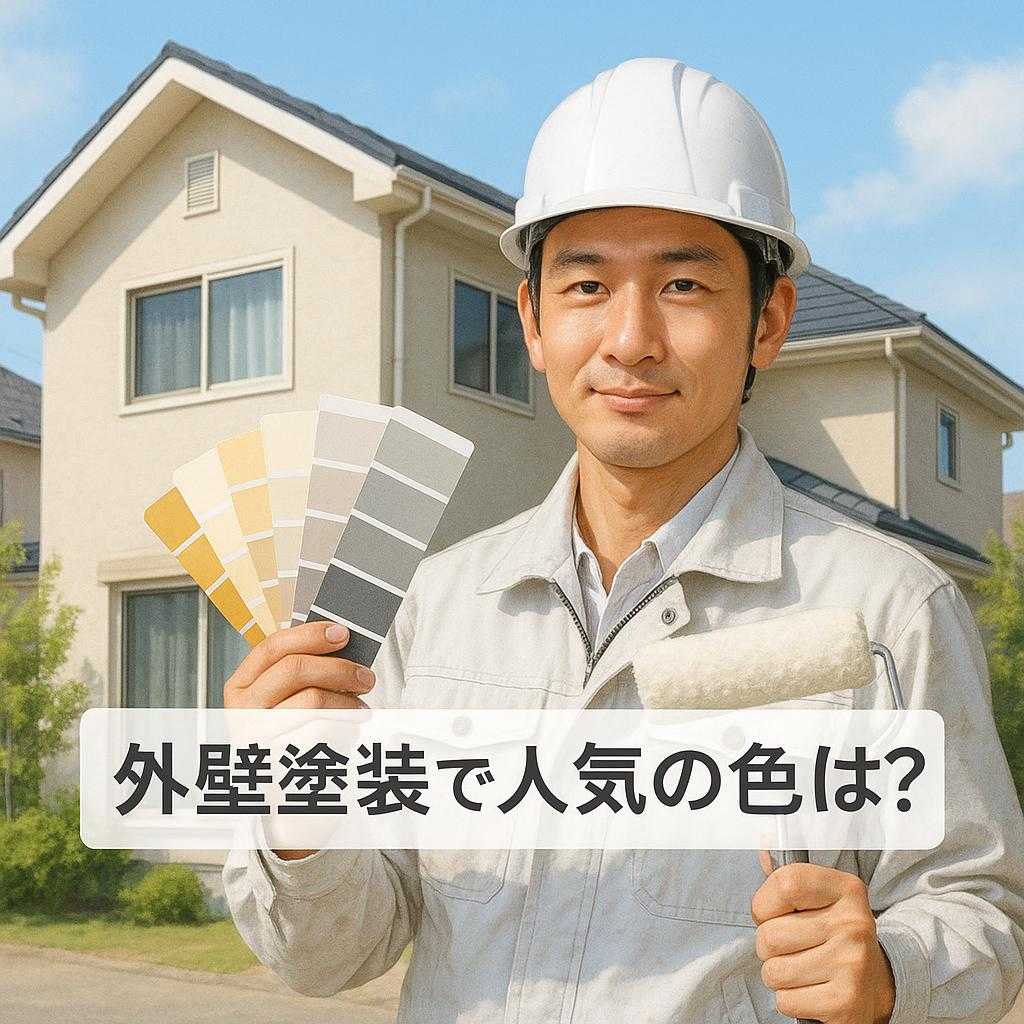 外壁塗装で人気の色は?プロが教える選び方のコツ
